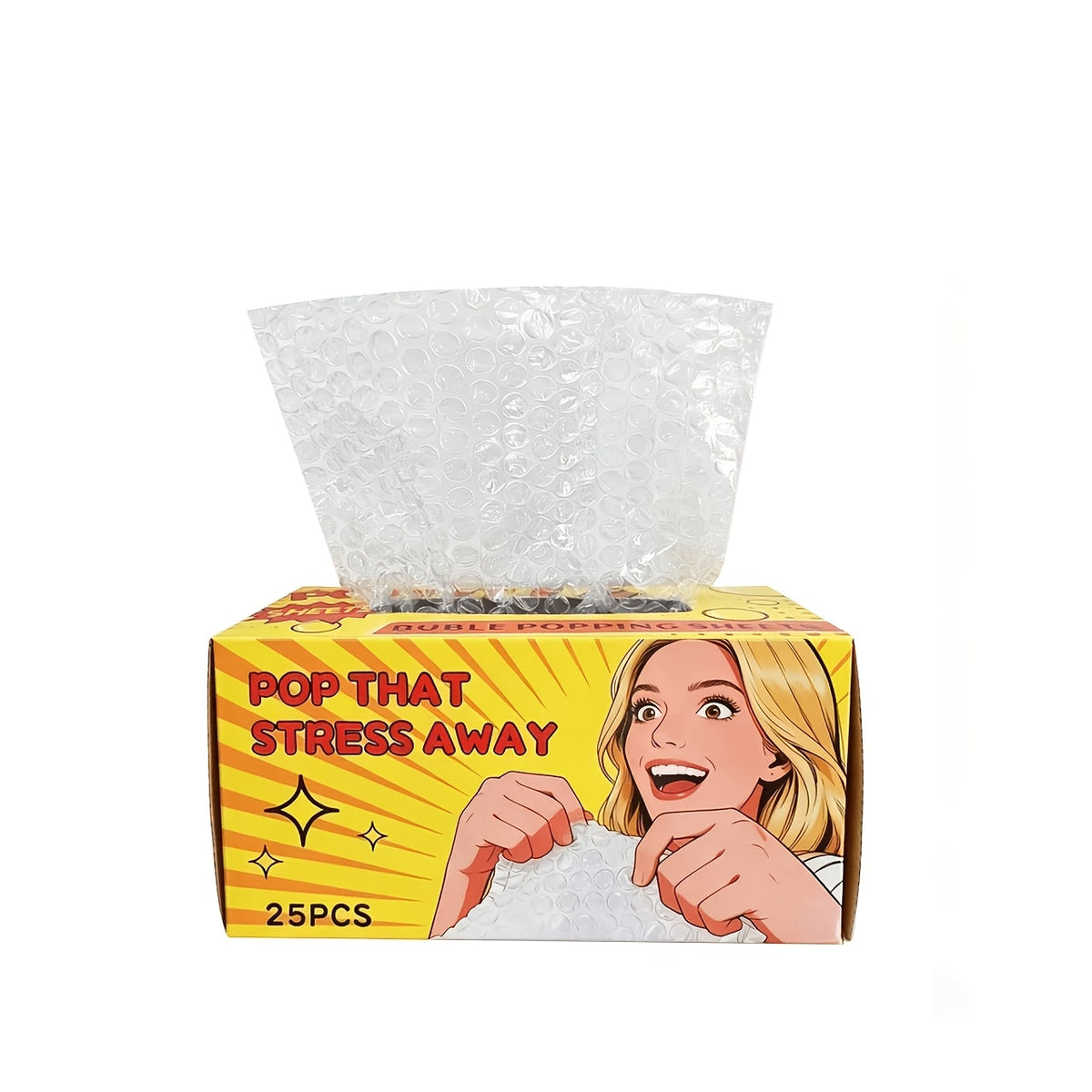 Mini Bubble Wrap Stress Relief Sheets 20 Pack – Reusable Popping Fidget Desk Toy for Office, Party Favors & Anxiety Relief – Fun Sensory Gadget for Adults, Teens & Kids – Model B & Upgraded Version