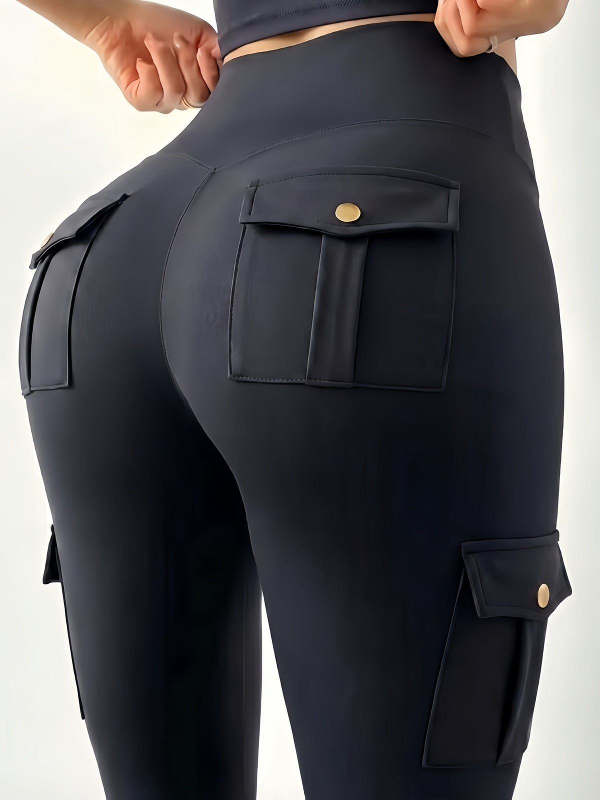 Butt Lifting Leggings Women High Waist Yoga Pants with Pockets Patchwork Sports Workout Tights All Season S-XXL US Warehouse