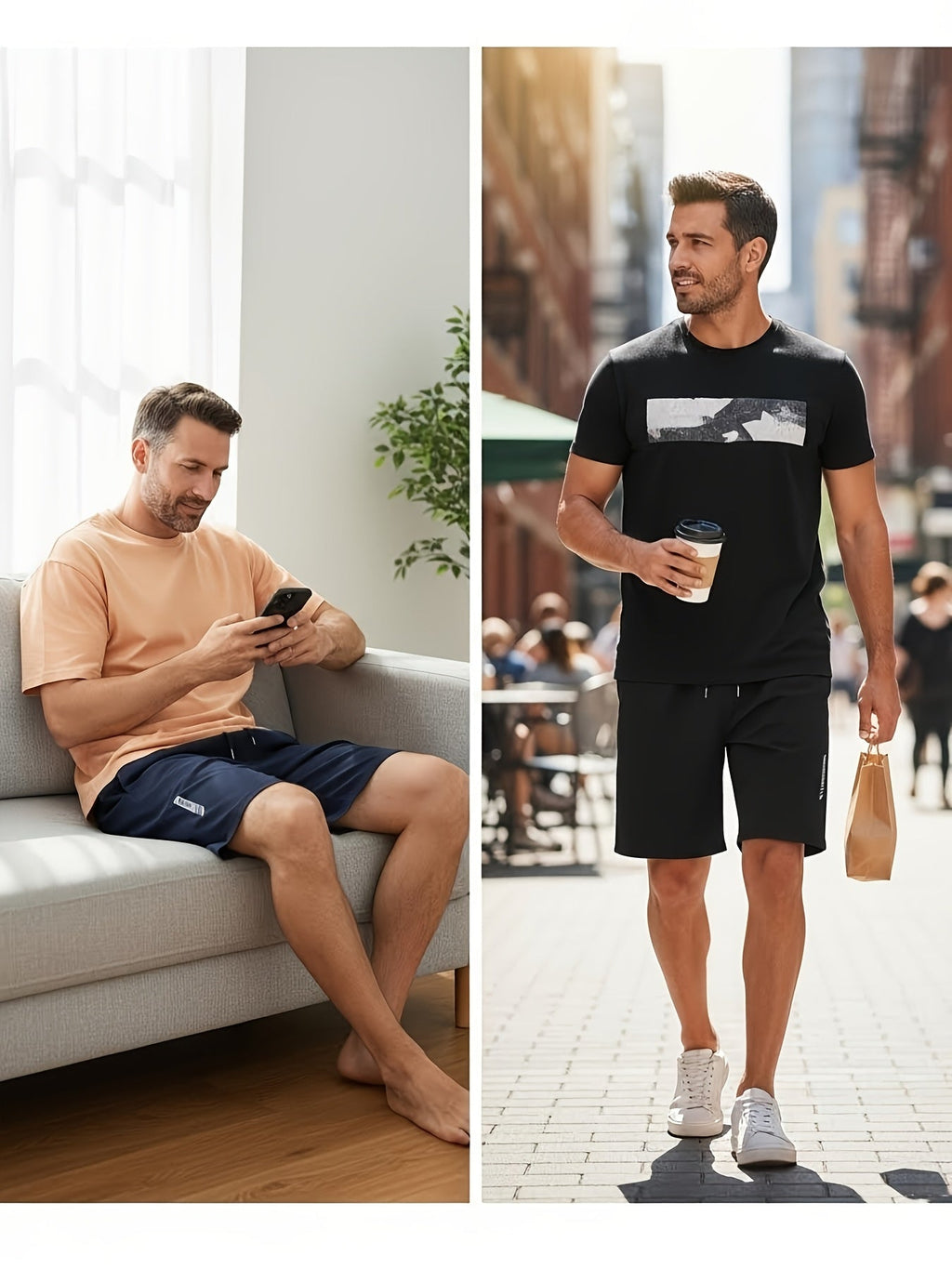 Men's Athletic Shorts 5-Pack – Quick-Dry Gym Workout & Basketball Shorts with Stretch Waistband & Side Zip Pocket, Lightweight Activewear for Running, Hiking & Casual Wear