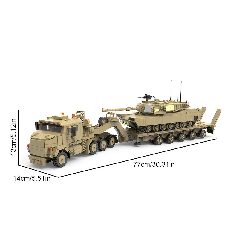 3580pcs Technical Armored Vehicle Building Block Set 628015 – Military Car Model Home Decoration Bricks Kit, Gift for Friends, Birthdays, Valentine’s & Christmas