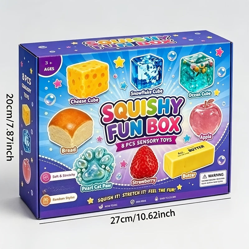 2026 Cute Malt Candy Advent Calendar Gift Box - 8 Surprise Candy Treats, Desktop Ornament, Holiday Decoration, Party Favor, Graduation Gift & Christmas Birthday Present for Kids, Teens & Adults