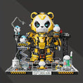 2198pcs Mecha Panda Building Blocks Set - Cool Deformation Robot Puzzle Toy for Kids & Adults, Creative STEM Brick Kit, Perfect Christmas Birthday Gift, Living Room Display Model