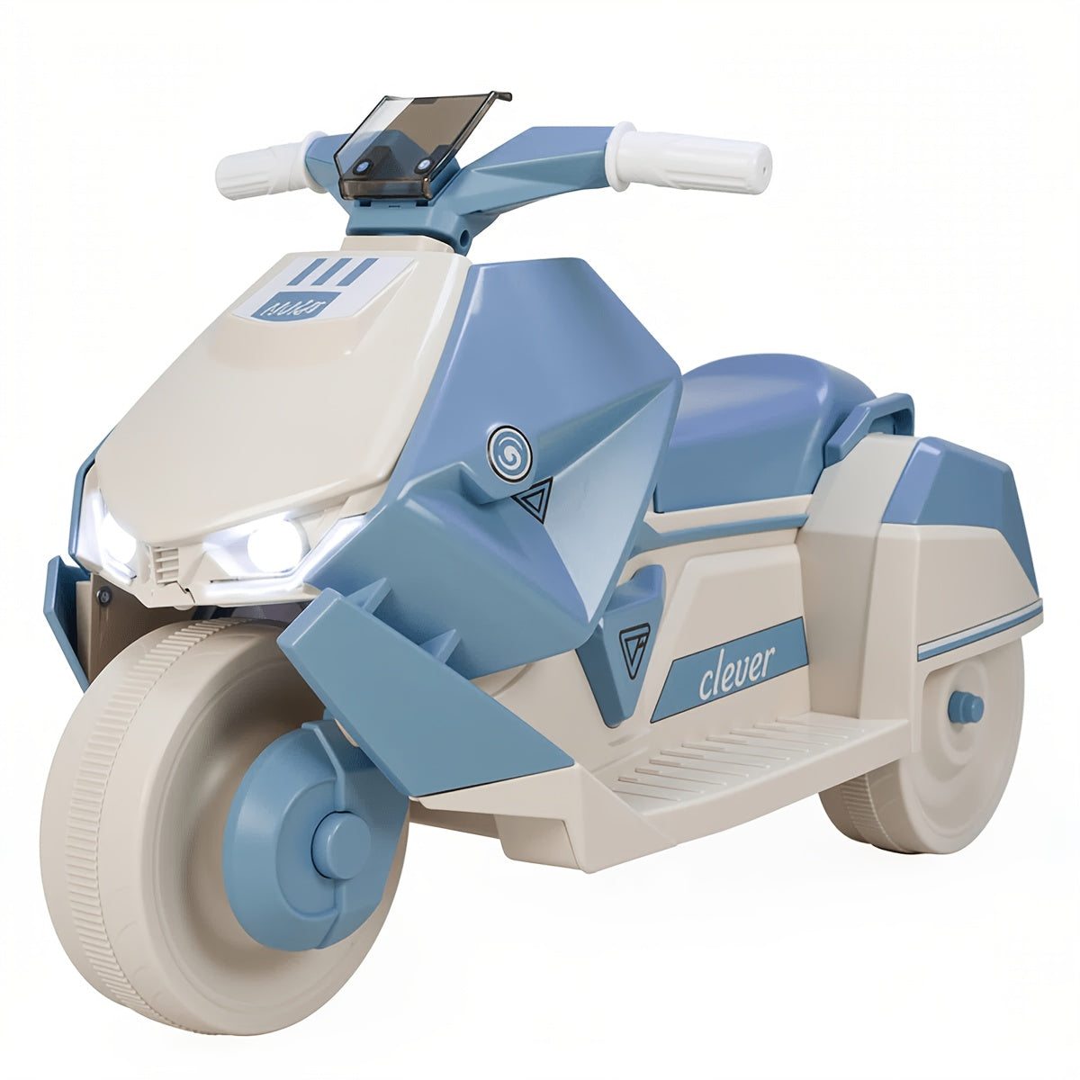 6V Battery Powered Kids Ride On Motorcycle Toy for Boys Girls Ages 3-6 with LED Lights Interstellar Music Realistic Engine Sounds All-Terrain Tires USB MP3 Support Pink Blue Green Birthday Gift