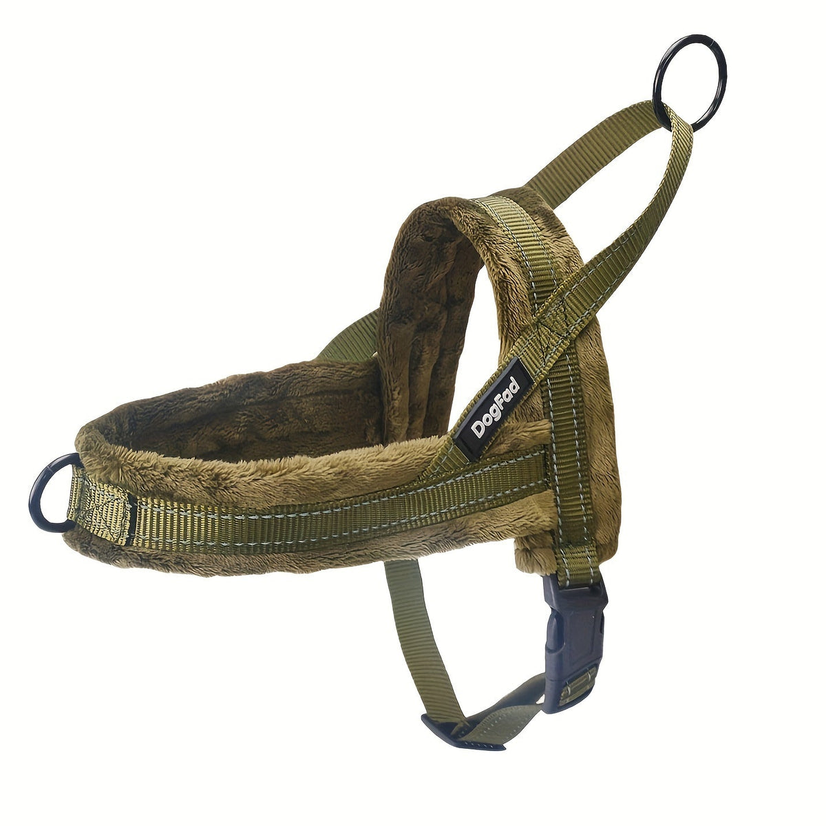 No Pull Reflective Dog Harness - Quick Fit Adjustable Vest with Comfortable Lining, Easy On & Off for Walking, Night Safety Reflective Straps, Fits Small Medium Large Dogs