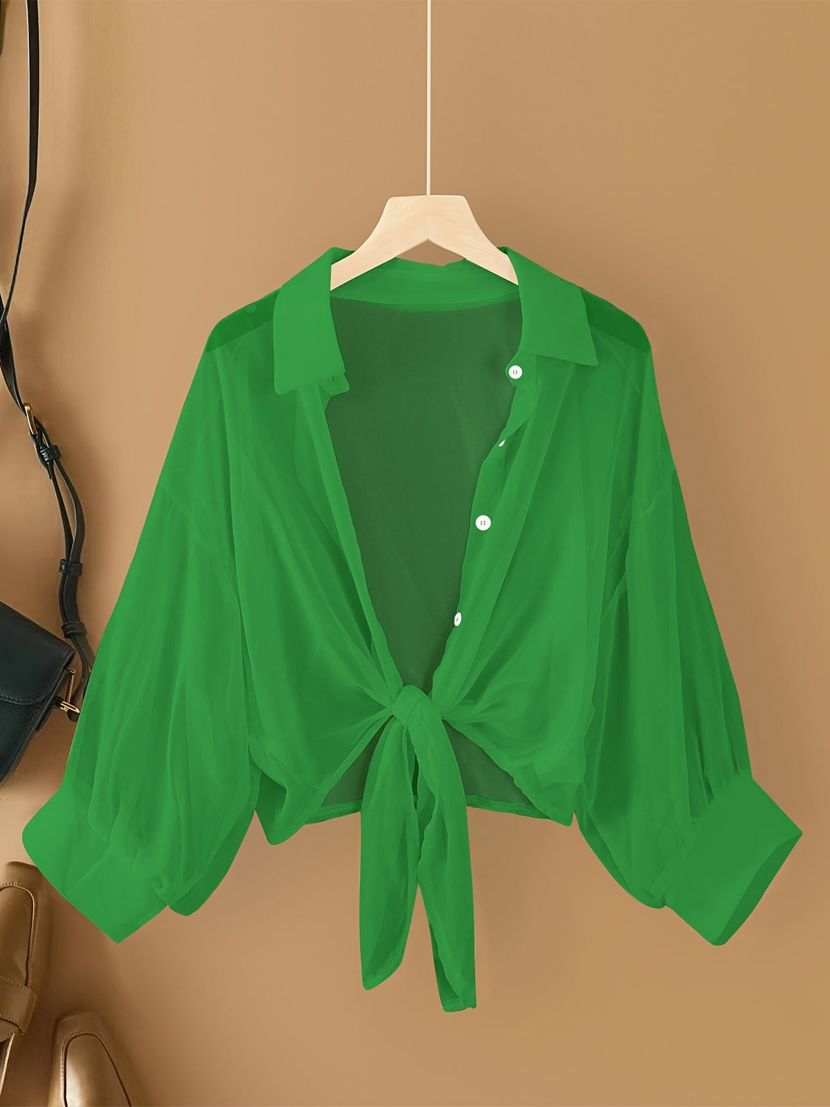 Women's Chiffon Cardigan Short Lightweight Summer Cover Up Casual Open Front Kimono Shirt Top for Women S M L XL XXL