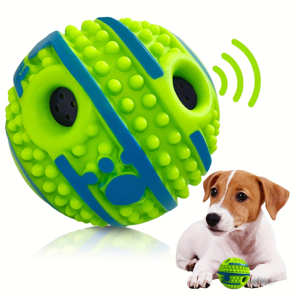 Interactive Dog IQ Training Ball Toy with Voice - Pet Puzzle Ball for Mental Stimulation, Slow Feeder Intelligence Toy for Small Medium Large Dogs, Boredom Buster Enrichment Activity Ball