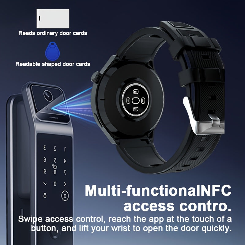 Round Smartwatch 2.01 Inch Extra Large Screen Wireless Calling 100+ Sports Modes Sleep Monitor Games Weather Calculator Pedometer Fitness Tracker Watch for Men Women iPhone Android