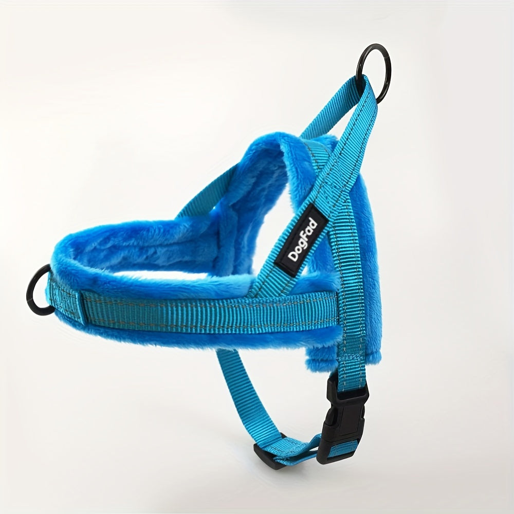 No Pull Reflective Dog Harness - Quick Fit Adjustable Vest with Comfortable Lining, Easy On & Off for Walking, Night Safety Reflective Straps, Fits Small Medium Large Dogs