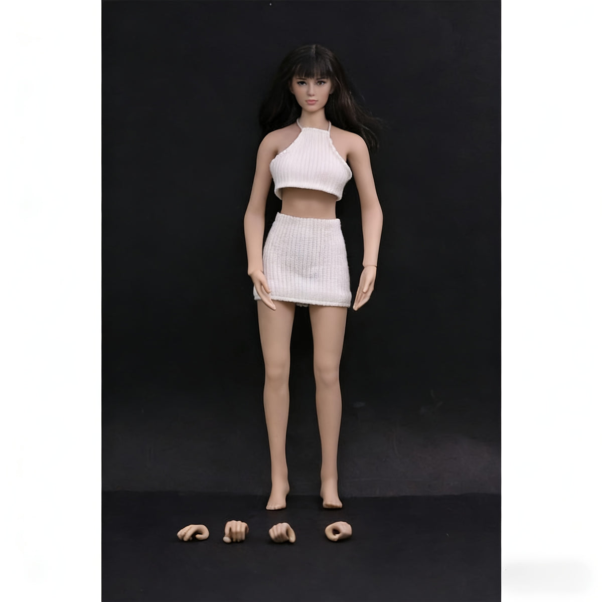 TBLeague 1/12 Scale Super Flexible Female Seamless Body Action Figure – Silicone Soft Skin, Bikini & Head Sculpt Included, Poseable Collectible Figure for Custom Doll & Figurine Art