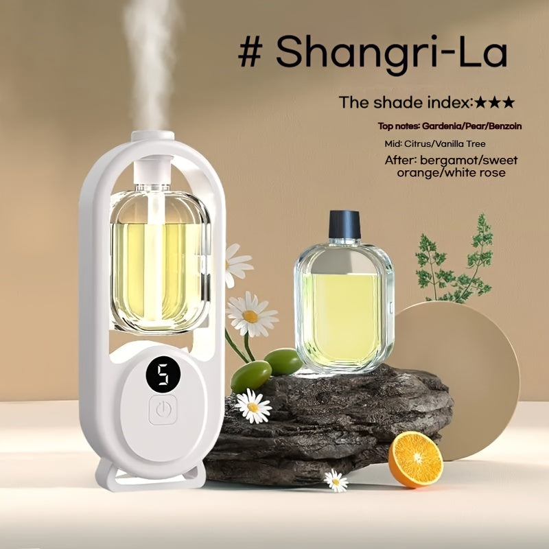 Essential Oil Diffuser Aromatherapy Humidifier with 7 Color LED Light, USB Powered Quiet Mini Aroma Diffuser for Bedroom, Office, Yoga & Home – Timer Setting, Multiple Scents Available