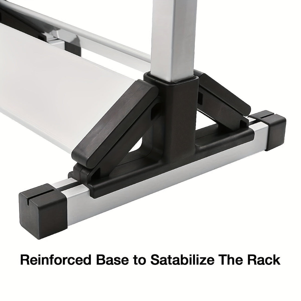 Portable Fishing Rod Holder Rack for 24 Rods Aluminum Alloy Rust-Resistant with Cushioned Grips - Lightweight Organizer for Garage, Cabin, Bedroom & Fishing Storage