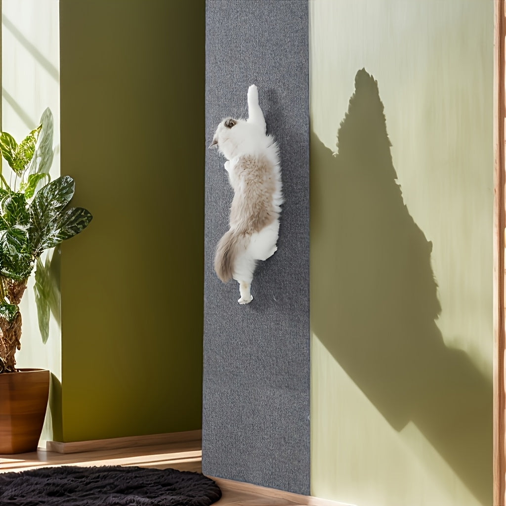 Self-Adhesive Cat Scratching Post Wall Mounted - Removable Indoor Cat Scratcher Furniture Protector for Walls, Sofas & Chairs, Modern Sisal Scratching Board Easy to Install, 6 Colors (15.75"x39.37")
