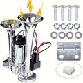 120dB Dual Air Horn Kit 12V with Air Compressor – Super Loud Truck Train Horn for SUV, Motorcycle, Pickup Truck, Car & Boat – Universal Electric Dual Tone Horn – Velora