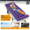 Folding Camping Cot with Mattress 75"-79" – Heavy Duty Portable Sleeping Cot for Adults Kids & Teens, Max Load 700-900lbs, for Camping Home Office Beach Garden & Fishing