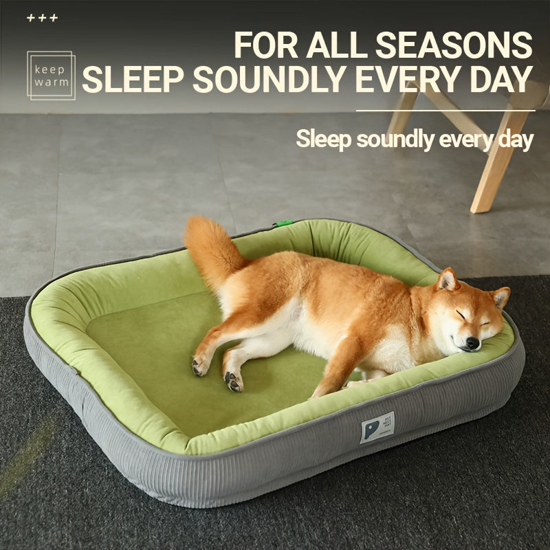 Orthopedic Dog Bed & Cat Bed All Season Comfort Pet Mattress Moisture-Wicking Surface Anti-Slip Bottom Washable Cover Fits Small Medium Large Dogs Cats S M L XL XXL Sizes Available