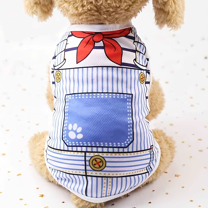 Dog Vest T-Shirt for Small Dogs, Soft Breathable Lightweight Pet Shirt for Teddy Bear Pomeranian - Spring Summer Dog Clothes for Casual Daily Wear, Cute Puppy Sweatshirt in 8 Colors & 5 Sizes S-XXL