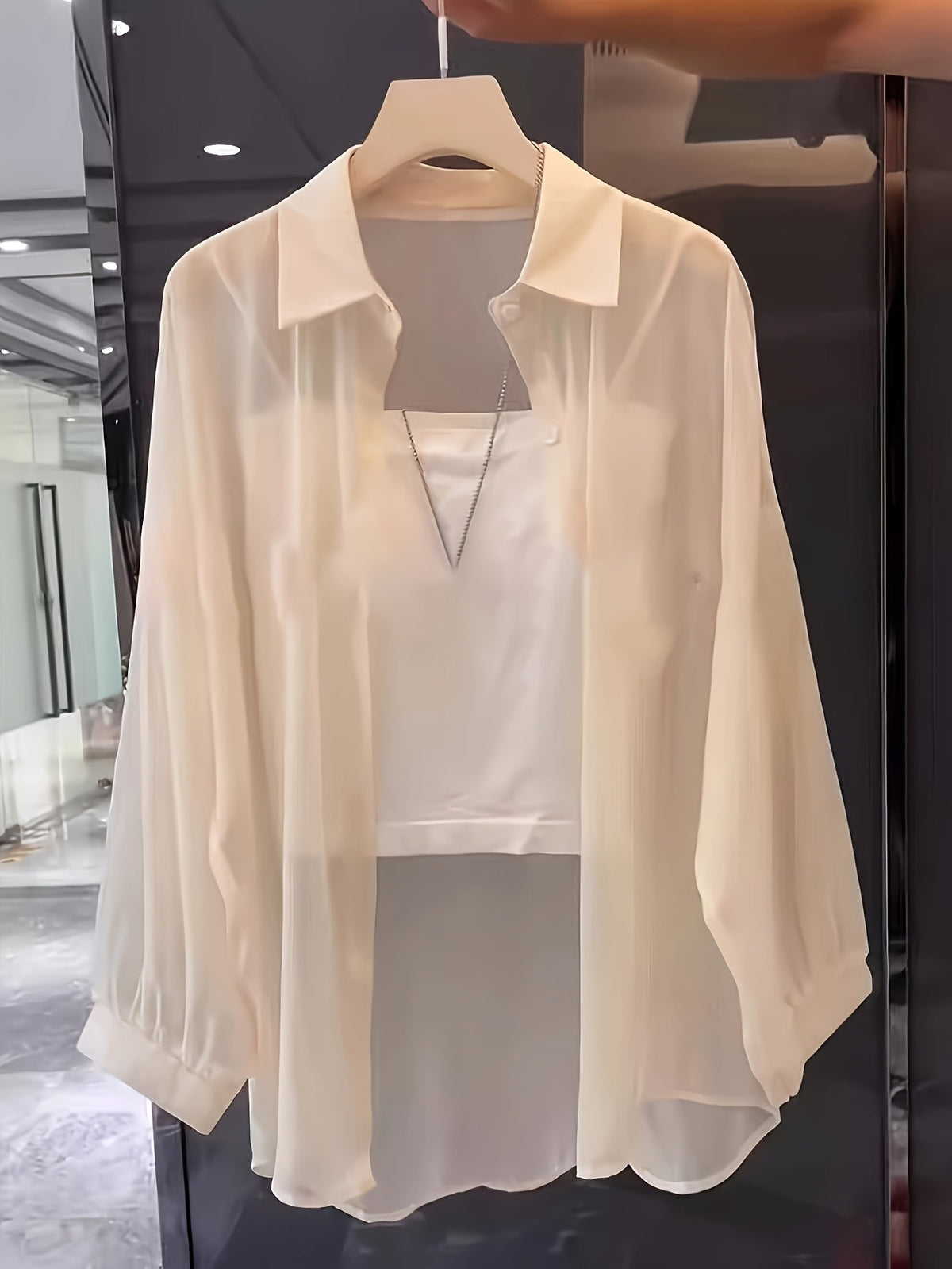 Women's French Style Cardigan Shirt Jacket Lightweight Long Sleeve Thin Open Front Versatile Layering Top Spring Summer 2025 Multi-Color S-XXL