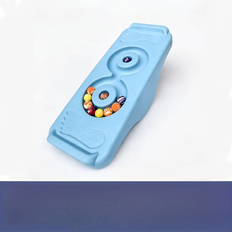 Kids Sensory Integration Balance Board – Preschool Exercise & Wobble Training Toy for Core Strength, Coordination & Vestibular Development – Plastic Balance Toy for Toddlers & Children – Pink Yellow Blue Green