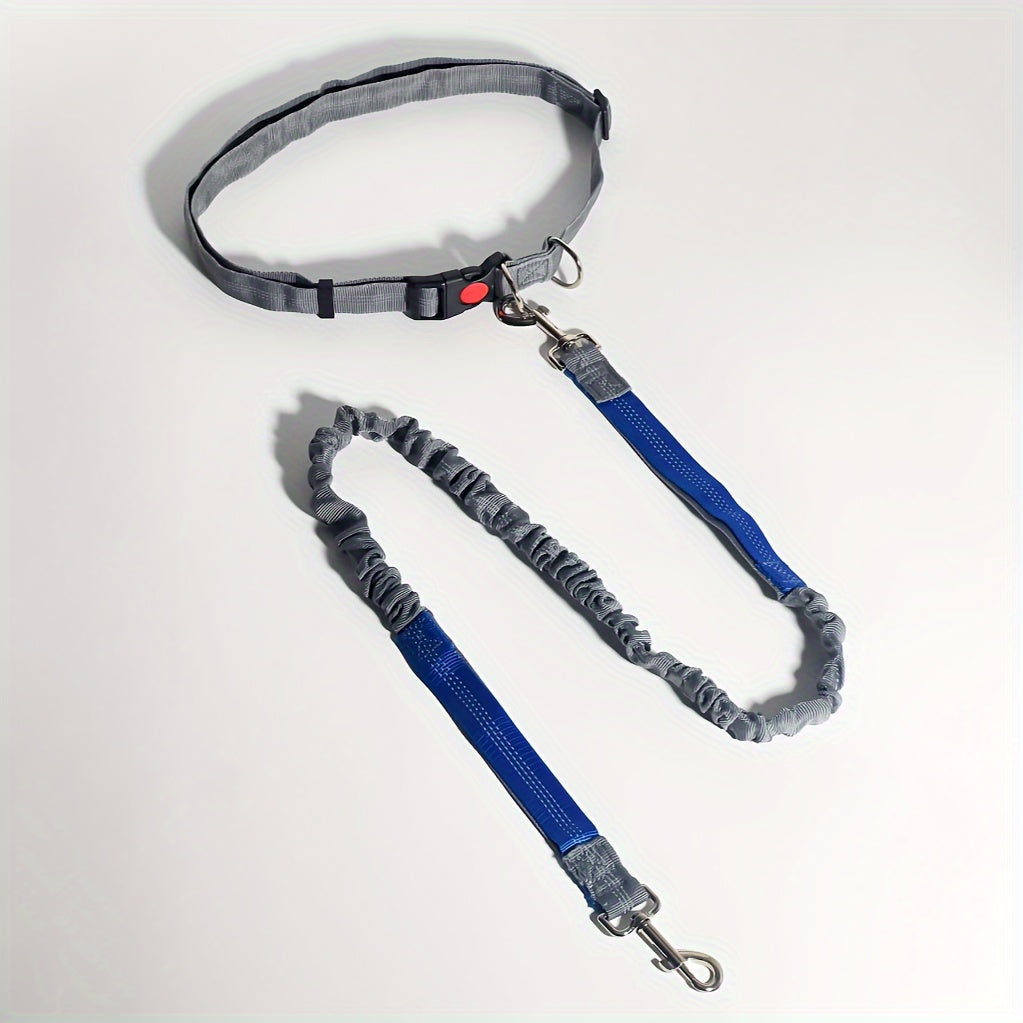 Bungee Dog Leash for Running – Hands-Free Stretch Running Rope for Outdoor Sports & Dog Walking, Multi-Functional Elastic Dog Lead with Shock Absorption, 5 Colors for Active Dog Owners