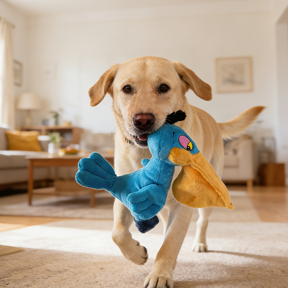Squeaky Plush Dog Toy – Bite-Resistant Soft Stuffed Chew Toy, Non-Toxic Interactive Play Toy for Small Medium Large Dogs & Puppies – Cute Design, Multiple Sizes
