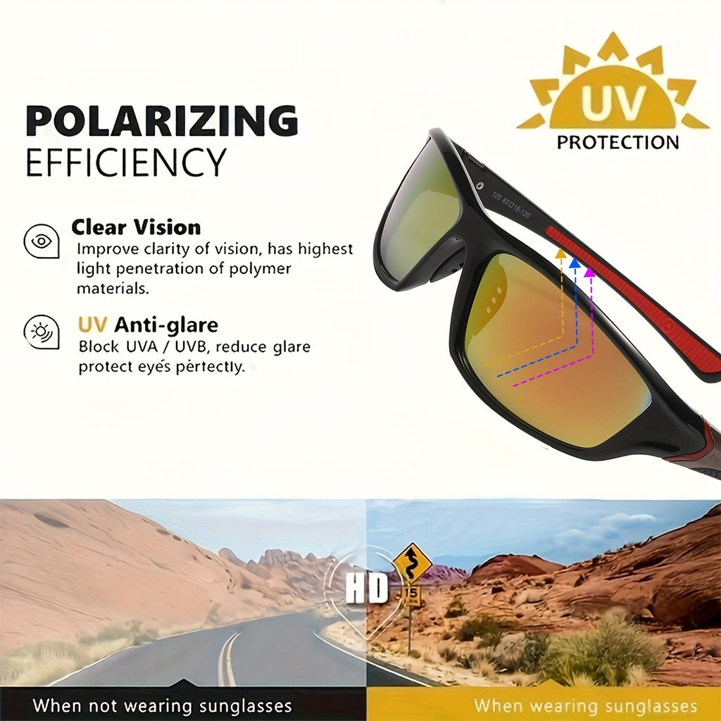 4 Pairs Sports Sunglasses UV400 for Men & Women – Ultralight PC Frame Full Lens Protection for Cycling, Running, Rock Climbing, Fishing & Outdoor Travel, Bulk Value Pack
