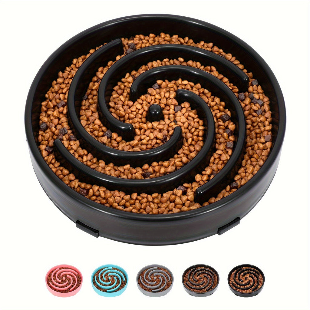 Large Slow Feeder Dog Bowl – Anti-Choke Maze Design for Healthy Eating, Durable PP Non-Toxic Material, Bloat Prevention Bowl for Large & Medium Breed Dogs
