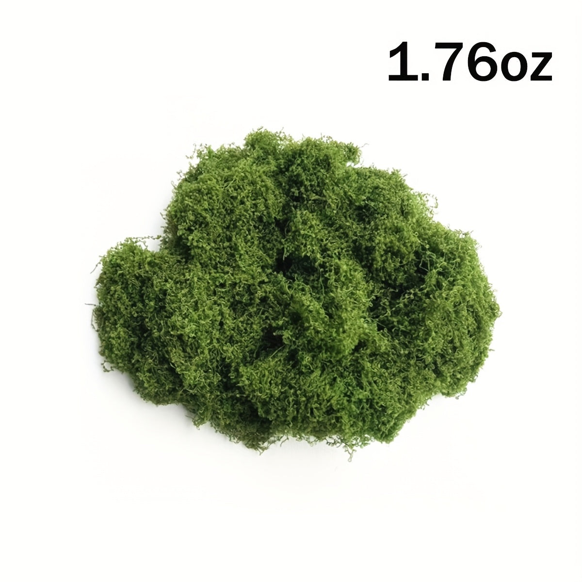 Realistic Artificial Moss for Terrariums Miniatures and Landscapes - Fake Moss for Potted Plants Dollhouse Diorama Model Railroad Aquarium and Miniature Ecosystems, Low Maintenance, 4 Sizes 0.35oz to 3.52oz