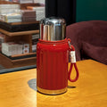 316 Stainless Steel Vacuum Insulated Thermos Cup Dopamine Color All Metal Water Bottle Keeps Drinks Hot and Cold for Work School Camping Sports Travel Portable Fashionable Tumbler Red Black Blue White