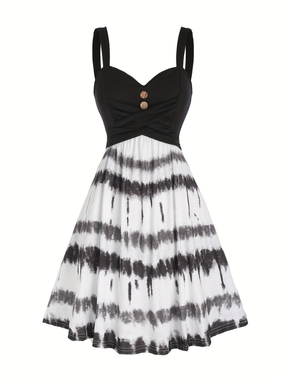 Tie Dye Print Dress Women Sleeveless Backless V-Neck Summer Casual Sundress Boho Colorful Mini Dress S-XXL Multiple Colors