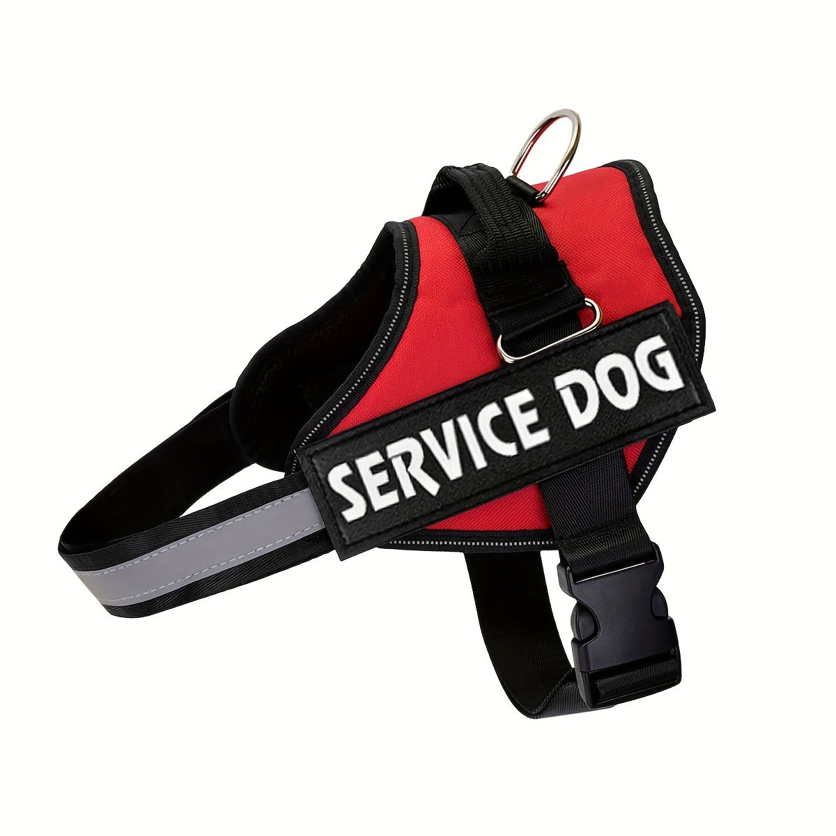 No Pull Dog Harness Vest - Reflective Breathable Adjustable Pet Halter with Nylon Handle for Easy Control, No Choke No Tug Design for Small Medium & Large Dogs, Easy On & Off Dog Walking Harness