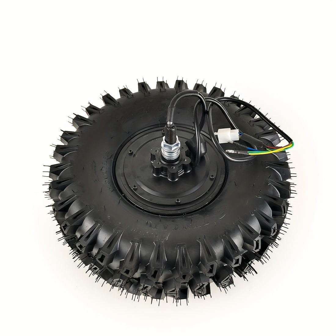 4WD Electric Go-Kart Conversion Kit – 4x 15" 500W Brushless Hub Motors with Remote Control, 24V/36V/48V Compatible, Fits Karts & Scooters