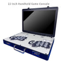 Arcade Game Console 22 Inch Stand-Up Full Size Folding Arcade Machine 4 Player 22 LED Screen 2 Sanwa Joysticks Gamepad Multi-Language Home Game Room Family Entertainment Classic Fight