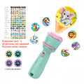 Kids Projection Toy with 4 Cards & 24 Patterns Vegetables Numbers Animals Educational STEM Learning Toy for Toddlers Birthday Gift Family Game Night – Random Color