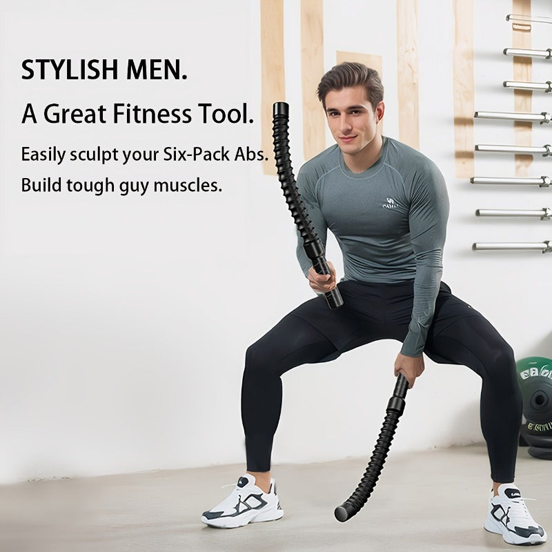 Cordless No-Rope Fighting Jump Rope Set 2pcs – Weighted Resistance Training Ropes for Home Gym Fitness Workout, Adjustable Intensity, Portable Exercise Equipment for Men and Women