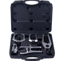 5-Piece Front End Service Kit - Pitman Arm Puller, Ball Joint Separator & Tie Rod Removal Tool Set, Heavy Duty Forged Steel, Universal Fit for Most Vehicles, Includes Carrying Case