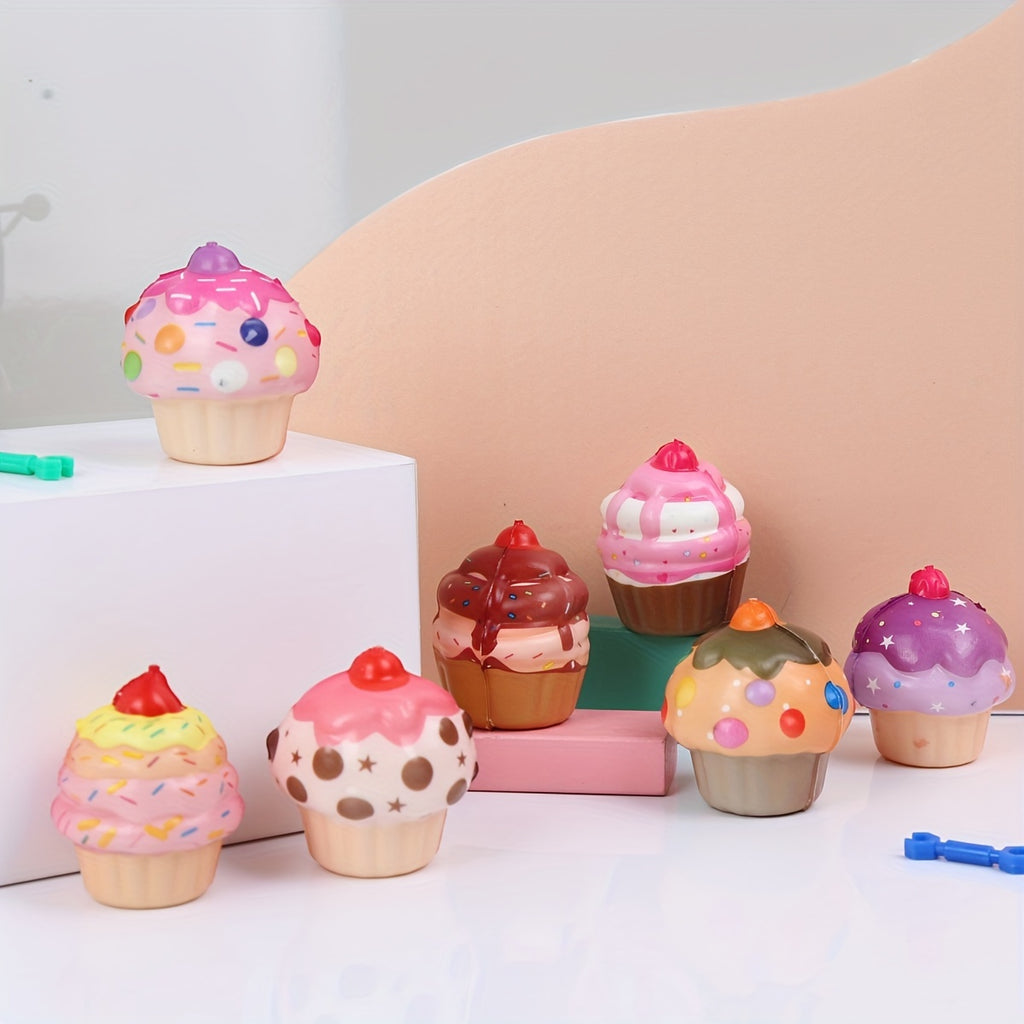 20 Piece Mini Cake Ice Cream Foam Toy Set Random Design Miniature Sweet Dessert Party Favors Prizes Home Decoration Christmas Thanksgiving New Year Gift for Kids