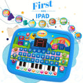 Multifunctional Educational Learning Machine for Toddlers, English Alphabet Numbers Music Animal Sounds Piano Keys Early Learning Toy, Interactive Bilingual Teaching Tablet for Kids Age 1-5, Best Birthday Gift