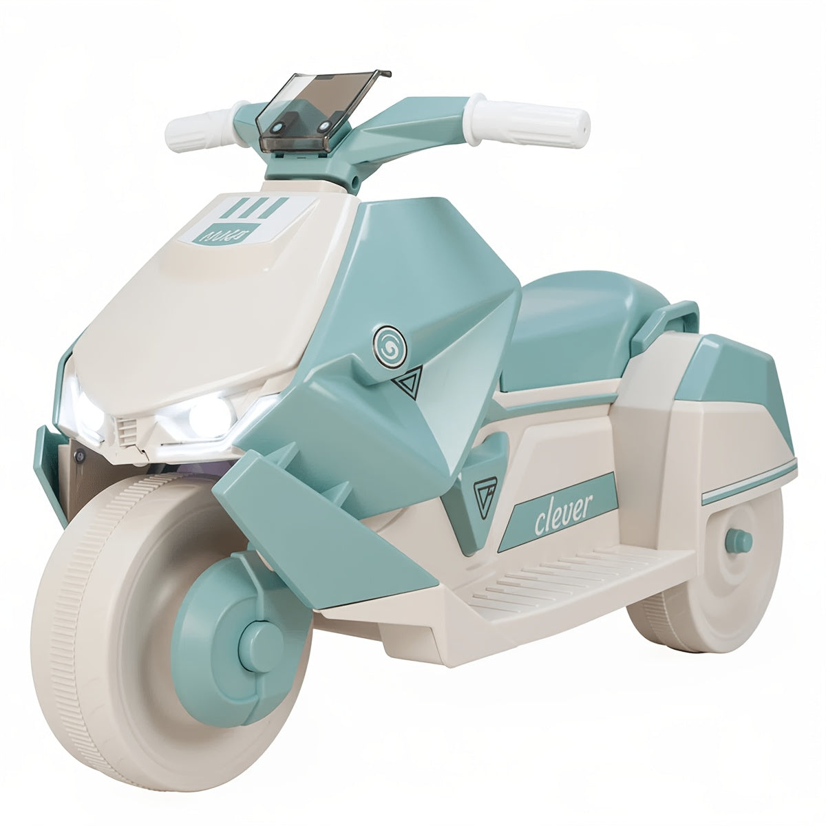 6V Battery Powered Kids Ride On Motorcycle Toy for Boys Girls Ages 3-6 with LED Lights Interstellar Music Realistic Engine Sounds All-Terrain Tires USB MP3 Support Pink Blue Green Birthday Gift