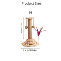 Cat Scratching Post & Cat Tree – Solid Wood Sisal Scratcher, Multiple Styles: Mushroom, Dolphin, Velvet, Hammock & Standing Board, Sizes S/M/L/XXXL for Cats of All Ages