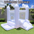 Kids Inflatable Bounce House Castle with Blower, Ball Pit & Slide - Indoor Outdoor Bouncy Castle for 2-3 Children, Easy Setup, Oxford Cloth | Perfect Birthday Party Gift for Boys and Girls