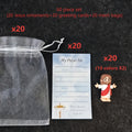 60pcs Christian Gift Set Jesus Figurine Statue with Inspirational Prayer Cards & Mesh Bags Bulk Religious Gifts for Church Easter Christmas Thanksgiving Sunday School – “My Lord My God My Savior”