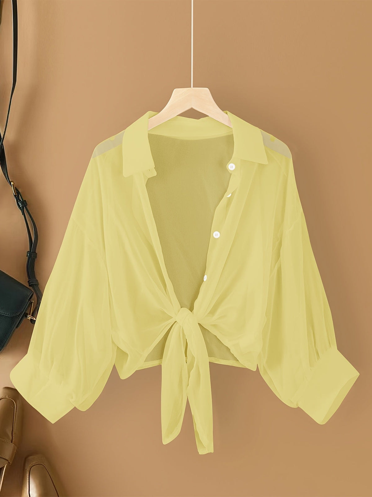 Women's Chiffon Cardigan Short Lightweight Summer Cover Up Casual Open Front Kimono Shirt Top for Women S M L XL XXL