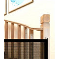 No-Drill Foldable Pet Safety Gate for Kittens and Puppies - Adjustable Portable Pet Fence Safety Net, Easy Indoor Stair Door Installation for Small Household Pets