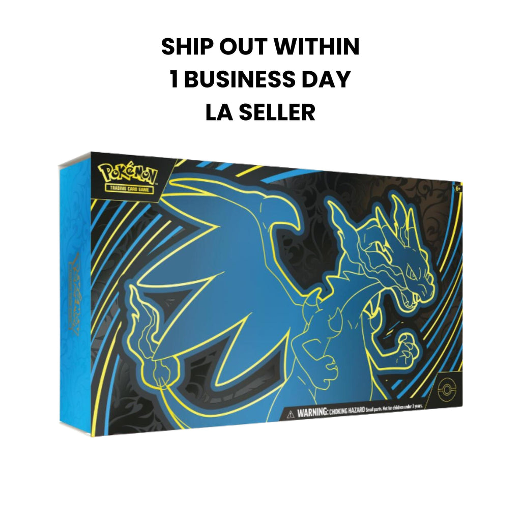 Pokémon TCG Mega Charizard X ex Ultra-Premium Collection Box – 18 Booster Packs, 2 Foil Promo Cards, Playmat, Deck Box, 65 Card Sleeves, Metal Coin & TCG Live Code Card