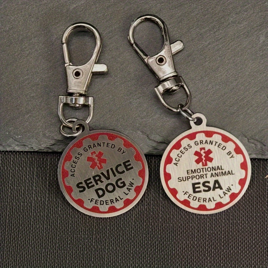 Personalized Pet ID Tag Custom Engraved Dog Cat Name Tag with Owner Phone Number Durable Anti-Lost Pet Tag Gift for Dogs Cats