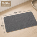 Cat Litter Mat Extra Large 27.6"×47.2" Honeycomb Double Layer Anti-Tracking, EVA Non-Slip Waterproof Litter Trapper for Multi-Cat Households, Easy to Clean, Fits Large Litter Boxes