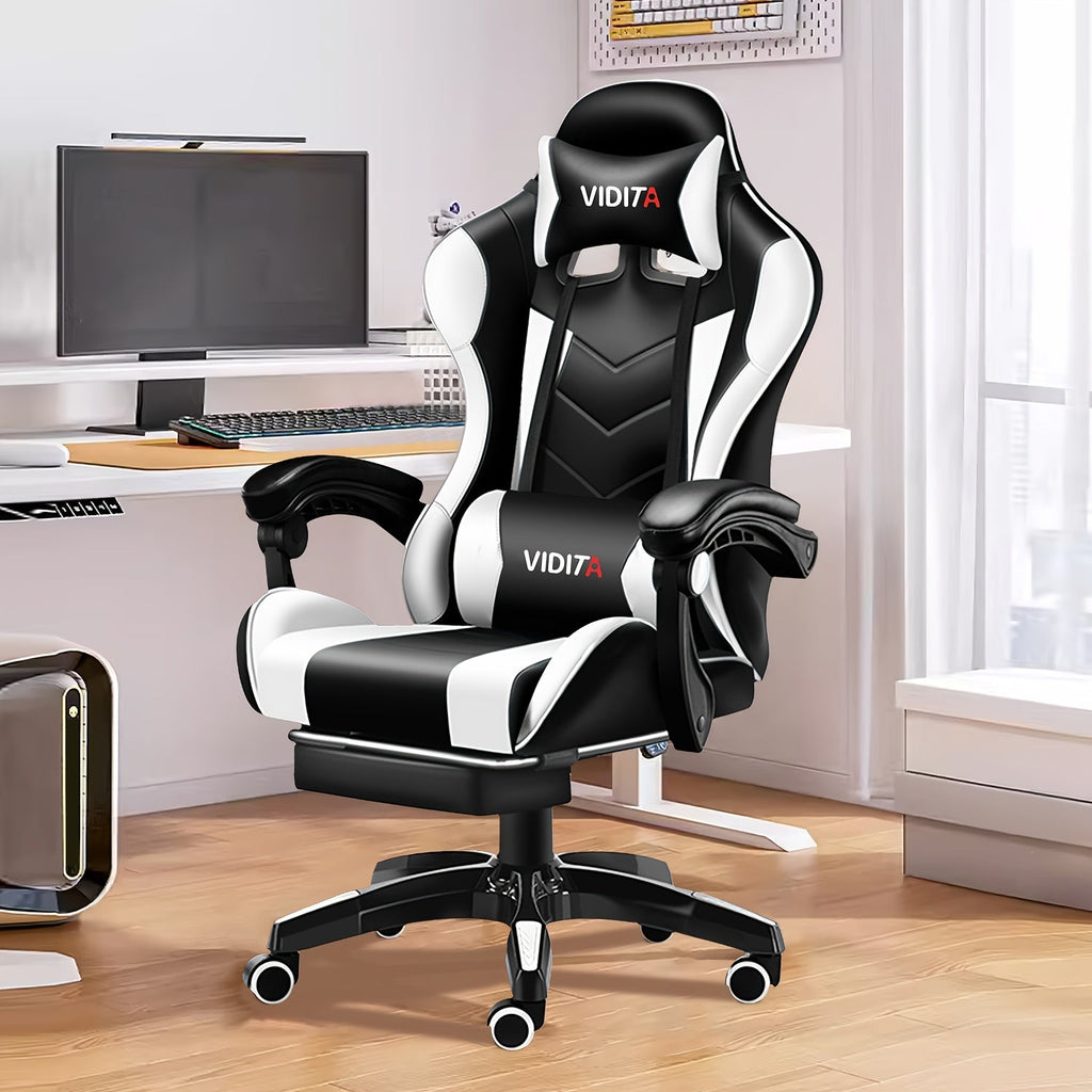 Ergonomic Gaming Chair Racing Style with Lumbar Support High Back Adjustable Office Chair for Adults Teens PC Computer Desk Chair Recliner