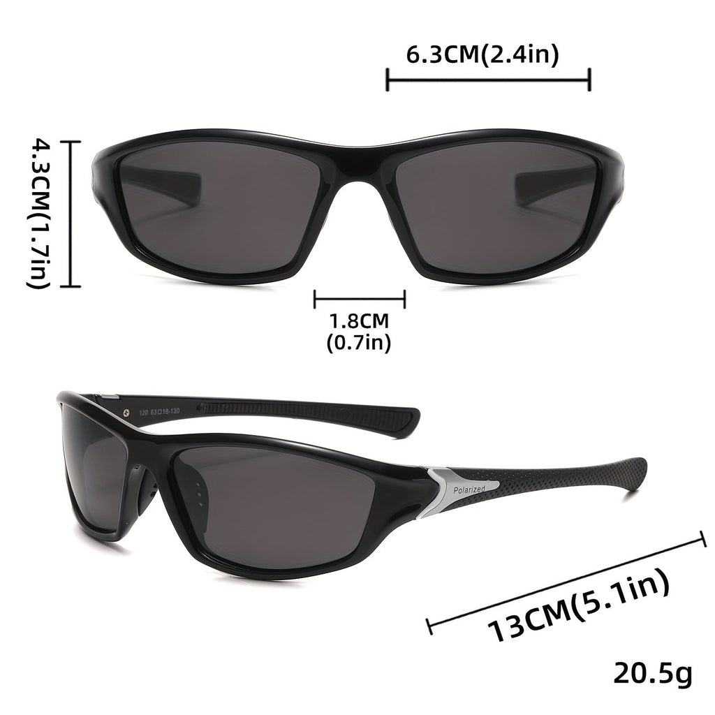 4 Pairs Sports Sunglasses UV400 for Men & Women – Ultralight PC Frame Full Lens Protection for Cycling, Running, Rock Climbing, Fishing & Outdoor Travel, Bulk Value Pack