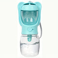 Portable Dog Water Bottle with Food Container - 2-in-1 Outdoor Pet Water Dispenser for Walking Hiking Travel, Leak-Proof Puppy Water Bottle for Dogs & Cats