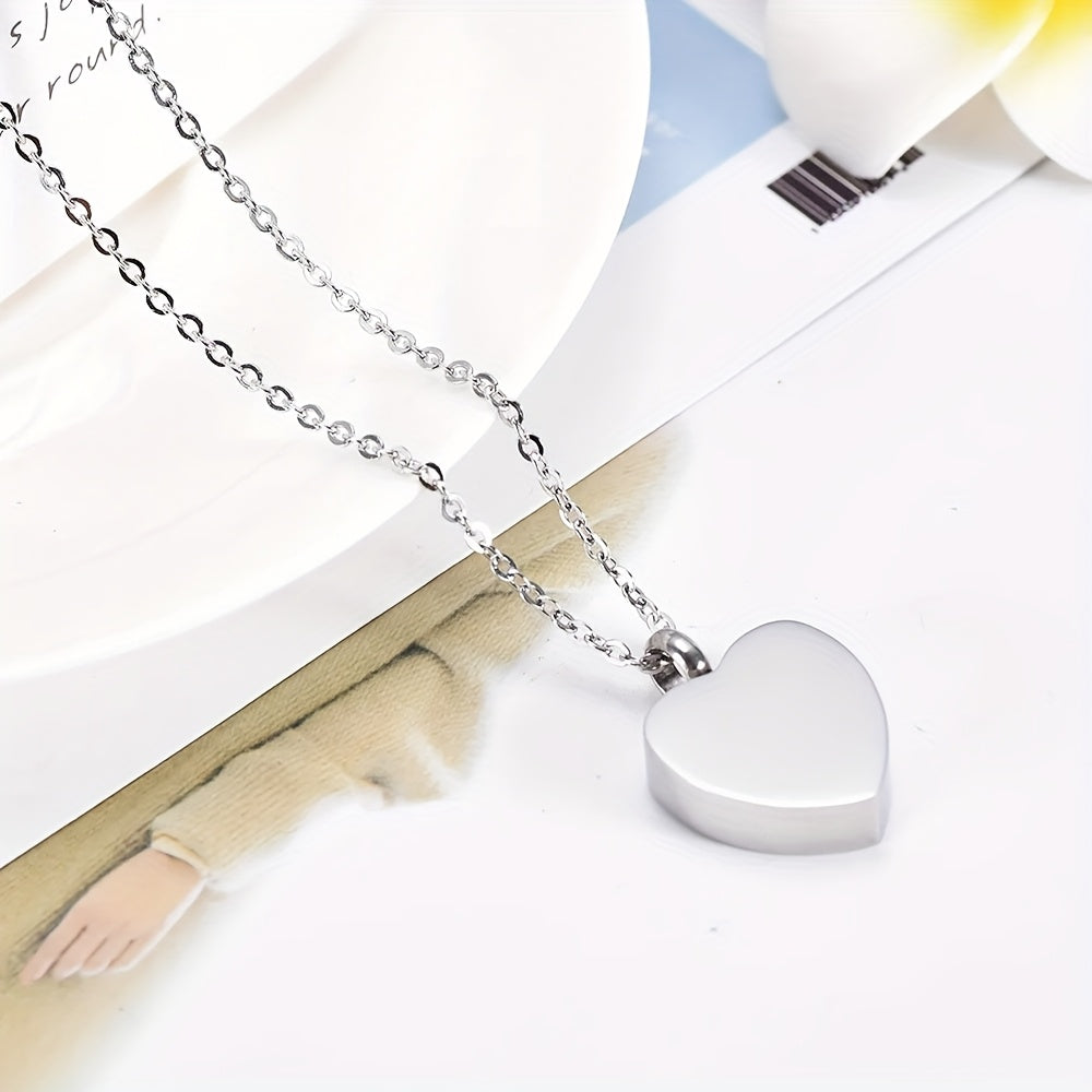 Personalized Pet Cremation Jewelry for Ashes - Custom Photo Urn Necklace with Paw Print Heart Pendant, Stainless Steel Memorial Locket for Dog & Cat Ashes, Includes Funnel Kit - Pet Loss Gift